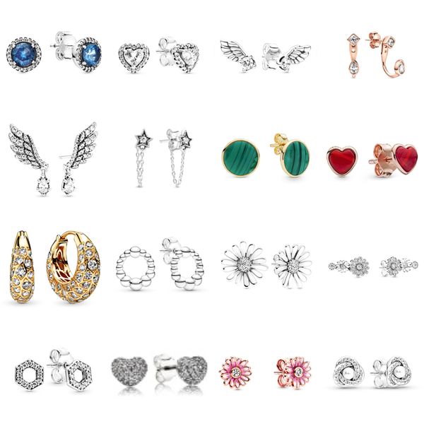 2021 new 100% 925 sterling silver296272c01 sparkling blue stud earrings clear cz studs heart ear charm pandora beads fit original, Golden;silver
2021 new 100% 925 sterling silver296272c01 sparkling blue stud earrings clear cz studs heart ear charm pandora beads fit original, Golden;silver