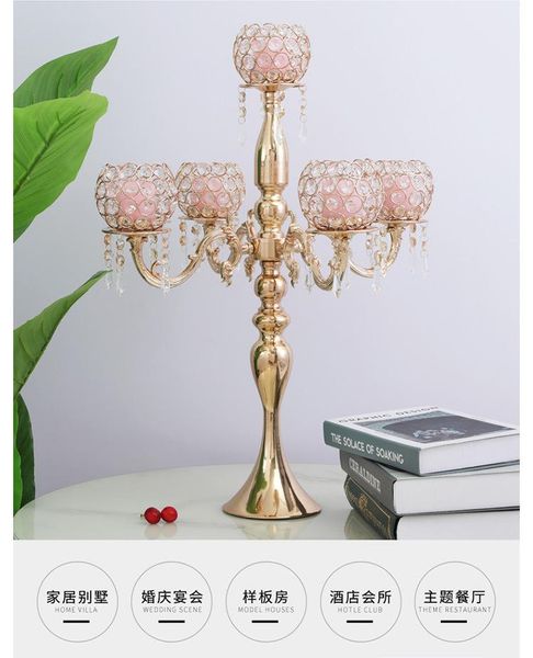 party decoration 55cm tall )5 arms crystal candelabras wedding candelabrum with nice flower bowl metal candle holders christmas home
party decoration 55cm tall )5 arms crystal candelabras wedding candelabrum with nice flower bowl metal candle holders christmas home