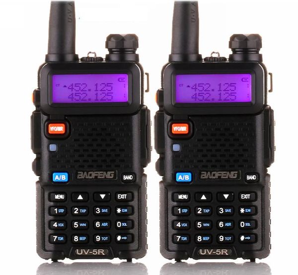 walkie talkie baofeng uv-5r 2pcs/lot two way radio uv5r 128ch 5w vhf uhf 136-174mhz & 400-520mhz for ecouteur
walkie talkie baofeng uv-5r 2pcs/lot two way radio uv5r 128ch 5w vhf uhf 136-174mhz & 400-520mhz for ecouteur
