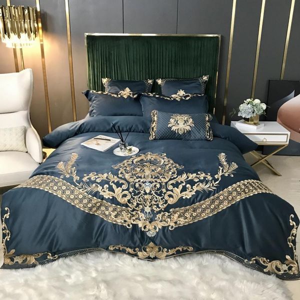 bedding sets luxury european royal gold embroidery 60s satin cotton soft set duvet cover fitted bed sheet bedspread pillowcases
bedding sets luxury european royal gold embroidery 60s satin cotton soft set duvet cover fitted bed sheet bedspread pillowcases