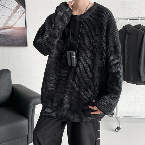 men's sweaters tie dye for men korean fashion oversized casual streetwear knitted pullover sweater hip hop, White;black
men's sweaters tie dye for men korean fashion oversized casual streetwear knitted pullover sweater hip hop, White;black
