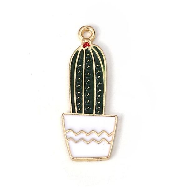 pendants doreen box vintage zinc based alloy cactus gold color white & green enamel 32mm(1 2/8") x 13mm( 4/8"), 5 pcs, Black
pendants doreen box vintage zinc based alloy cactus gold color white & green enamel 32mm(1 2/8") x 13mm( 4/8"), 5 pcs, Black