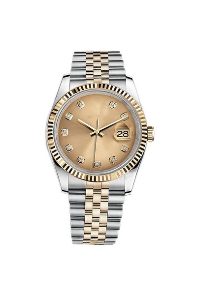 men's watch 36mm diamond stainless steel automatic sapphire waterproof luminous, Slivery;brown
men's watch 36mm diamond stainless steel automatic sapphire waterproof luminous, Slivery;brown