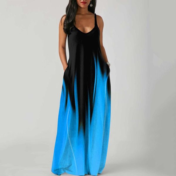casual dresses plus size women long o-neck summer maxi dress patchwork sleeveless strap pocket beach sundress robe femme, Black;gray
casual dresses plus size women long o-neck summer maxi dress patchwork sleeveless strap pocket beach sundress robe femme, Black;gray