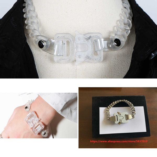 alyx cubix chain necklace men women classic 1017 alyx 9sm necklaces signature metal buckle stainless steel colorfast q0809, Silver
alyx cubix chain necklace men women classic 1017 alyx 9sm necklaces signature metal buckle stainless steel colorfast q0809, Silver
