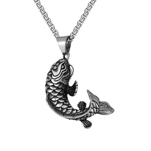 pendant necklaces 2022 fashion jewelry titanium steel necklace men's hip hop fish retro lovely animal, Silver
pendant necklaces 2022 fashion jewelry titanium steel necklace men's hip hop fish retro lovely animal, Silver