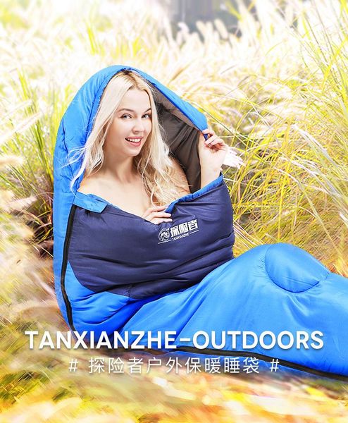sleeping bags tanxianzhe dirty outdoor bag camping envelope thickening travel 
sleeping bags tanxianzhe dirty outdoor bag camping envelope thickening travel