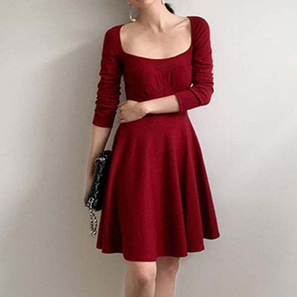 casual dresses vestidos women clothing fashion vintage korean style party robe long sleeve spring autumn simple black mini, Black;gray
casual dresses vestidos women clothing fashion vintage korean style party robe long sleeve spring autumn simple black mini, Black;gray