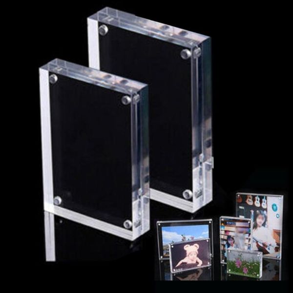 frames 1 pcs transparent po frame clear view both sided magnetic acrylic block picture for home decoration
frames 1 pcs transparent po frame clear view both sided magnetic acrylic block picture for home decoration