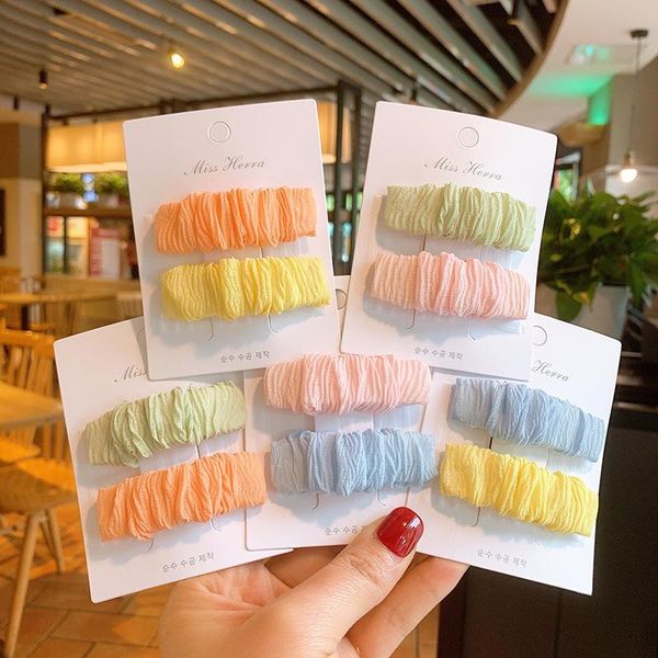 hair accessories korean style girl cute candy color pleated hairpin headdress bb clip baby fabric for children fashion, Slivery;white
hair accessories korean style girl cute candy color pleated hairpin headdress bb clip baby fabric for children fashion, Slivery;white