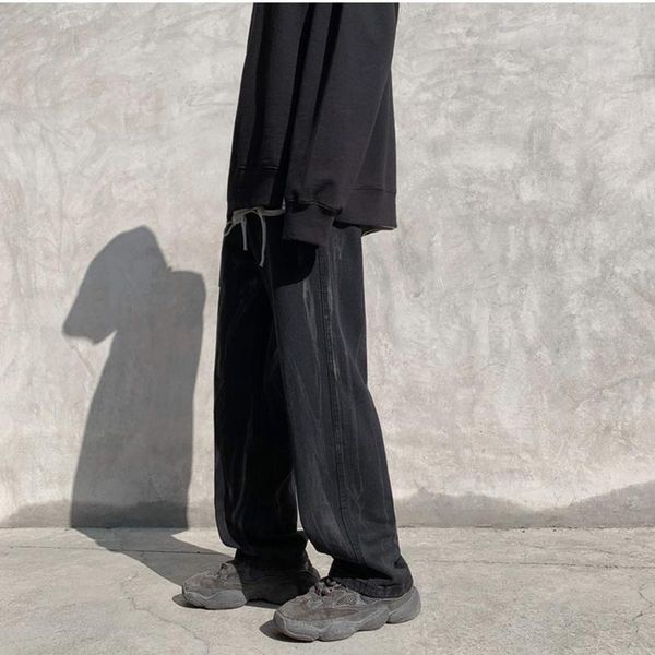 men's jeans autumn and winter trend personality loose casual pants with feet korean version, Blue
men's jeans autumn and winter trend personality loose casual pants with feet korean version, Blue