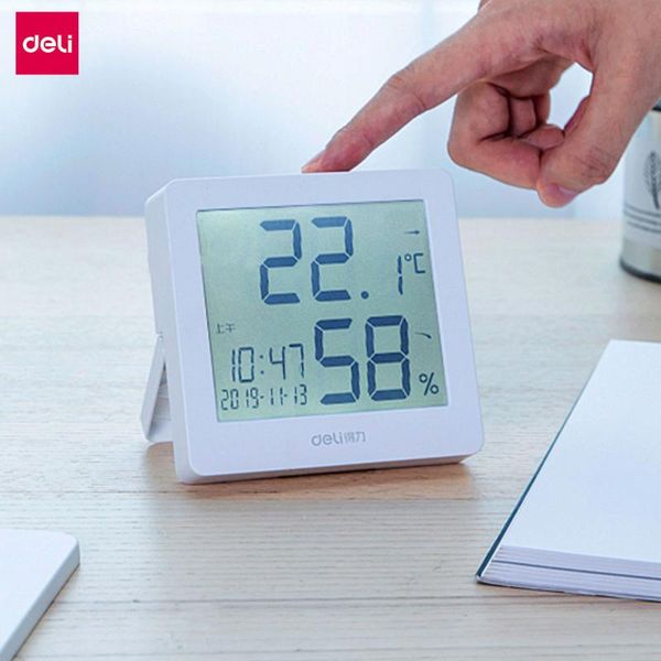 smart home control electronic temperature humidity meter with backlight digital lcd screen hygrometer date alarm clock household sensor
smart home control electronic temperature humidity meter with backlight digital lcd screen hygrometer date alarm clock household sensor