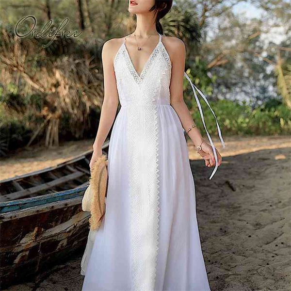 summer women maxi dress backless spaghetti strap white lace crochet long tunic beach 210513, Black;gray
summer women maxi dress backless spaghetti strap white lace crochet long tunic beach 210513, Black;gray