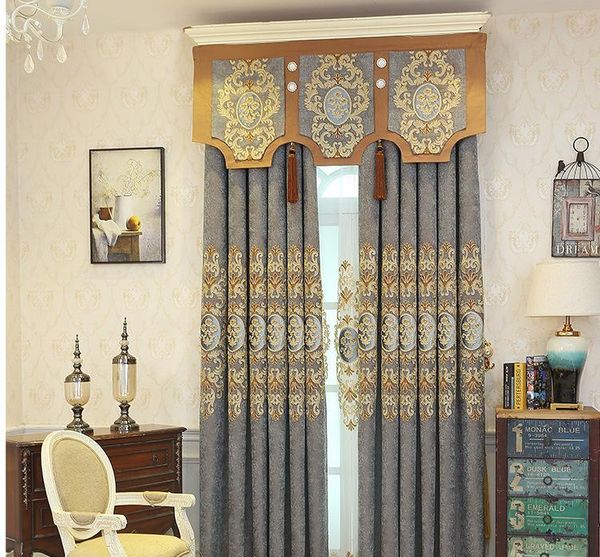 european-style curtains for living dining room bedroom chenille embroidered in two colors customized finished products curtain & drapes
european-style curtains for living dining room bedroom chenille embroidered in two colors customized finished products curtain & drapes