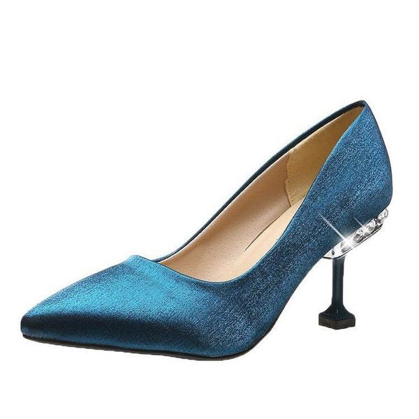 dress shoes 2021 spring large size pointed shallow mouth stiletto high heels women korean fashion all-match, Black
dress shoes 2021 spring large size pointed shallow mouth stiletto high heels women korean fashion all-match, Black