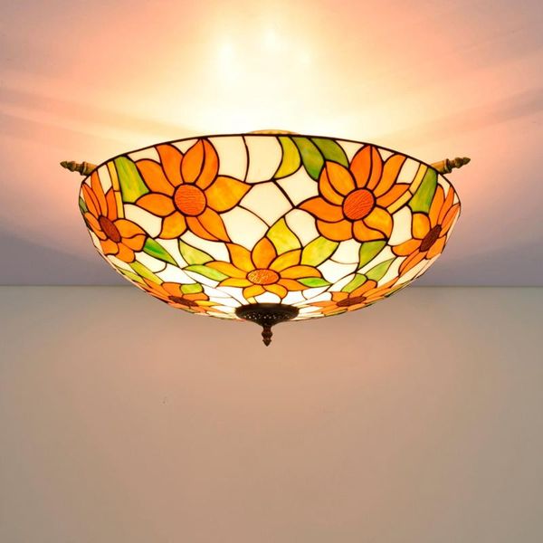 ceiling lights 65cm creative taiyanghua tiffany colored glass small living room restaurant bar bedroom art semi-ceiling lamp
ceiling lights 65cm creative taiyanghua tiffany colored glass small living room restaurant bar bedroom art semi-ceiling lamp