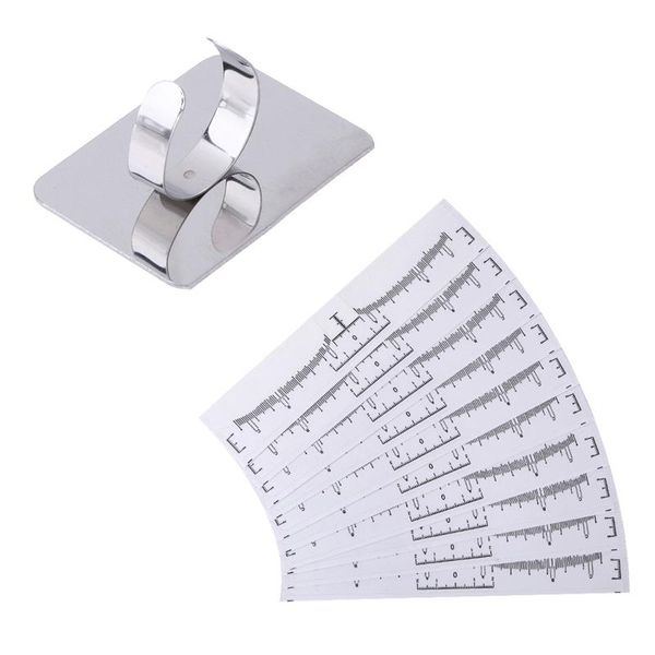 nail art decorations 100pcs eyebrow stencil makeup microblading measure tattoo ruler tools with stainless steel palette adjustable ring, Silver;gold
nail art decorations 100pcs eyebrow stencil makeup microblading measure tattoo ruler tools with stainless steel palette adjustable ring, Silver;gold