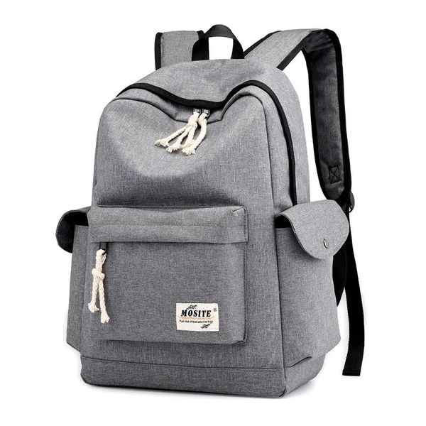 backpack solid color simple style canvas travel bag women fashion satchel men's one school bags for girls back pack
backpack solid color simple style canvas travel bag women fashion satchel men's one school bags for girls back pack
