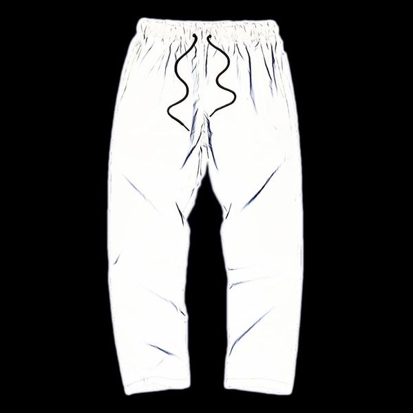 men's pants streetwear night reflective straight casual fashion elastic waist jogger trousers skateboard sweatpants, Black
men's pants streetwear night reflective straight casual fashion elastic waist jogger trousers skateboard sweatpants, Black