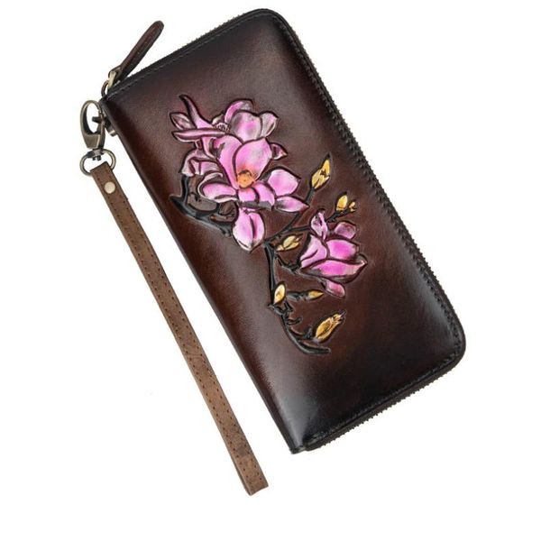 wallets women's vintage long wallet large capacity leather zipper clutch bag, Red;black
wallets women's vintage long wallet large capacity leather zipper clutch bag, Red;black