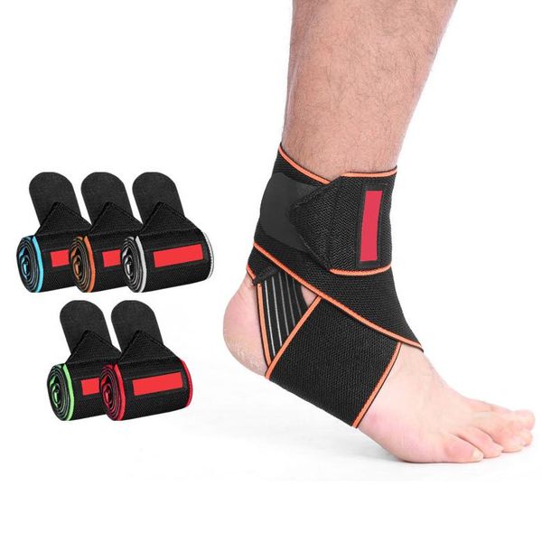 bandage wrapping sports ankle support basketball football running sprain prevention silicone non-slip, Blue;black
bandage wrapping sports ankle support basketball football running sprain prevention silicone non-slip, Blue;black