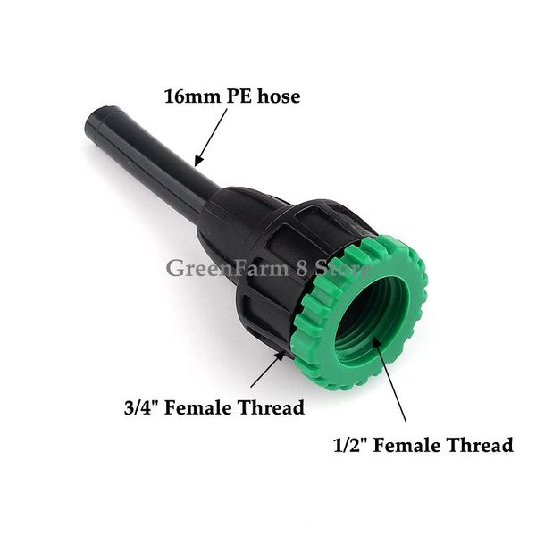 2~50pcs 1/2" & 3/4" female thread to 16mm pe pipe connectors micro irrigation system soaker greenhouse watering tube fittings equi
2~50pcs 1/2" & 3/4" female thread to 16mm pe pipe connectors micro irrigation system soaker greenhouse watering tube fittings equi