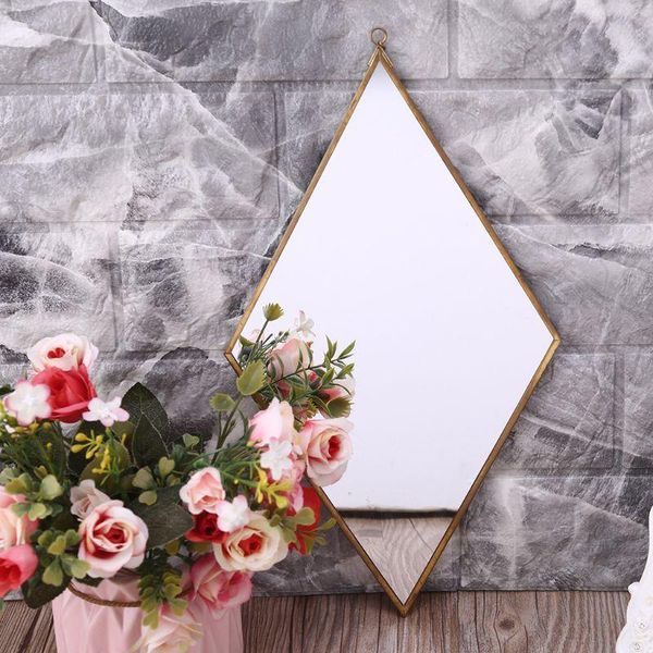mirrors rhombus wall hanging mirror gold dressing table makeup bedroom decor qx2e
mirrors rhombus wall hanging mirror gold dressing table makeup bedroom decor qx2e