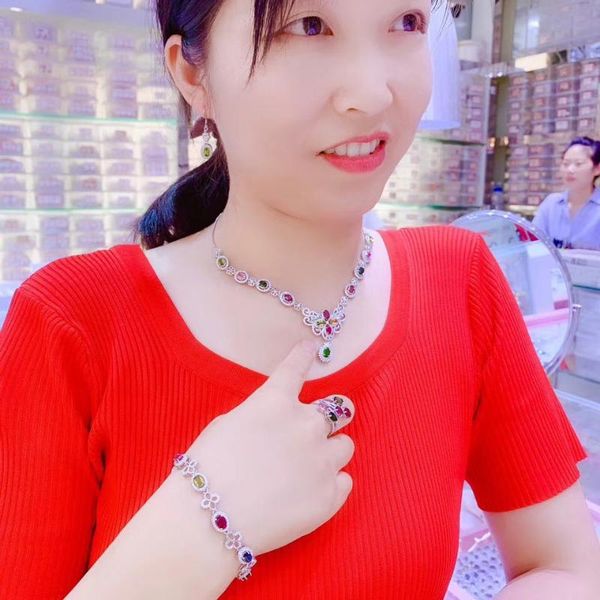 natural tourmaline jewelry set real 925 silver super luxury style, ring, bracelet, necklace, ear nails earrings & necklace, Black
natural tourmaline jewelry set real 925 silver super luxury style, ring, bracelet, necklace, ear nails earrings & necklace, Black
