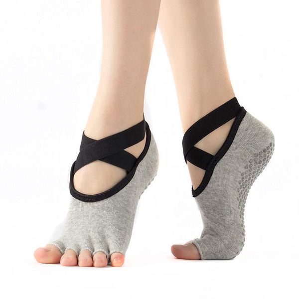 selling non-slip five-finger yoga socks female straps for ballet pilates barre exercise dance studio gifts women sports, Black
selling non-slip five-finger yoga socks female straps for ballet pilates barre exercise dance studio gifts women sports, Black