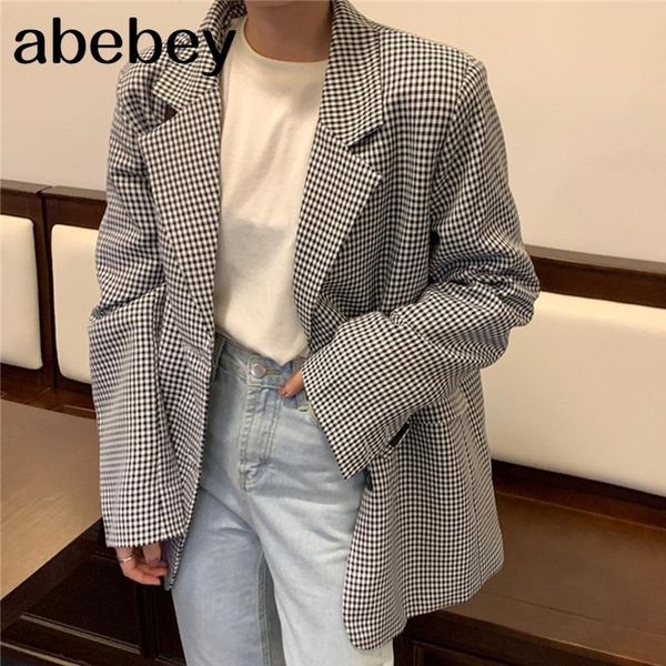 spring autumn women's blazers plaid buttons pockets jackets checkered vintage oversize lady wild jk7966 suits &, White;black
spring autumn women's blazers plaid buttons pockets jackets checkered vintage oversize lady wild jk7966 suits &, White;black