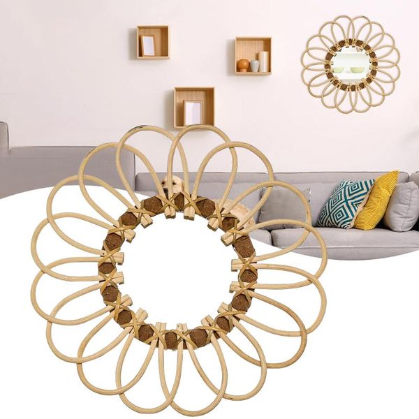 mirrors rattan innovative art homestay home decoration makeup mirror dressing wall hanging craft po props for bathroom
mirrors rattan innovative art homestay home decoration makeup mirror dressing wall hanging craft po props for bathroom