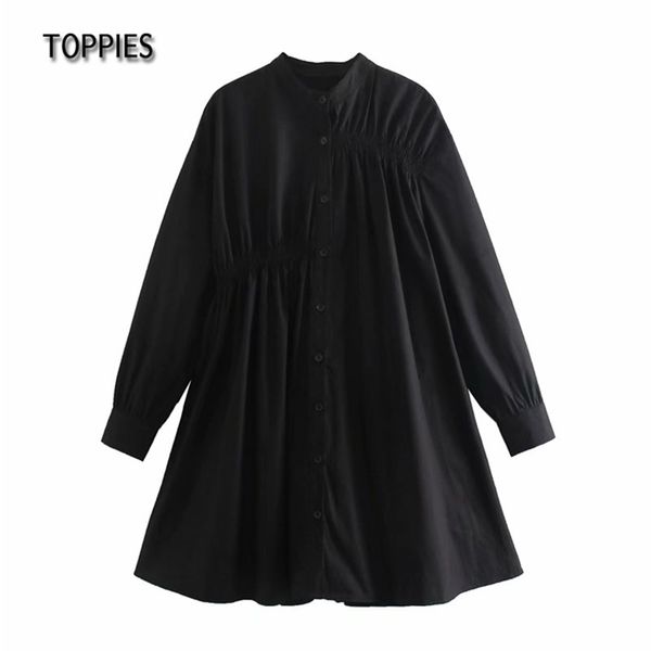 loose long sleeve blouse dresses women front button split dress solid color casual clothes 210421, Black;gray
loose long sleeve blouse dresses women front button split dress solid color casual clothes 210421, Black;gray