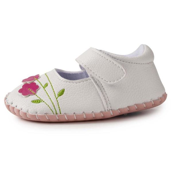first walkers kruleepo baby kids soft soled antislip walker shoes children girl boy pu leather casual flower decoration
