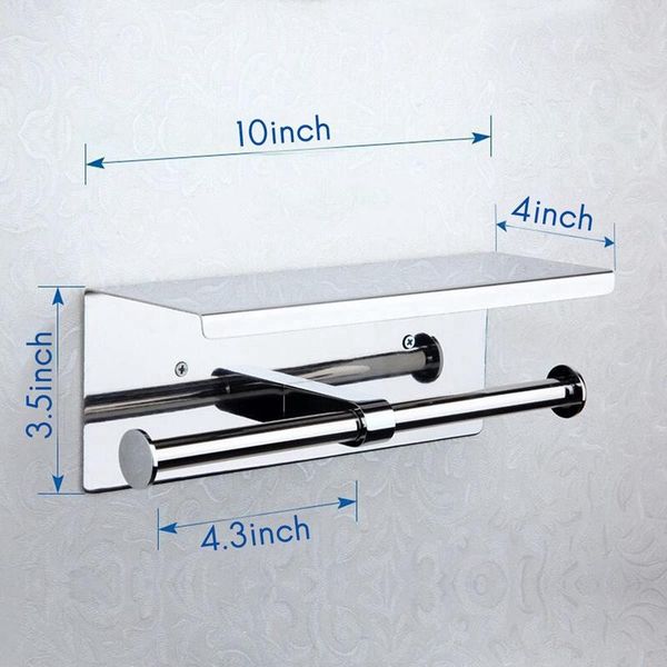 toilet paper holders double holder with phone shelf dual roll dispenser tissue rack
toilet paper holders double holder with phone shelf dual roll dispenser tissue rack