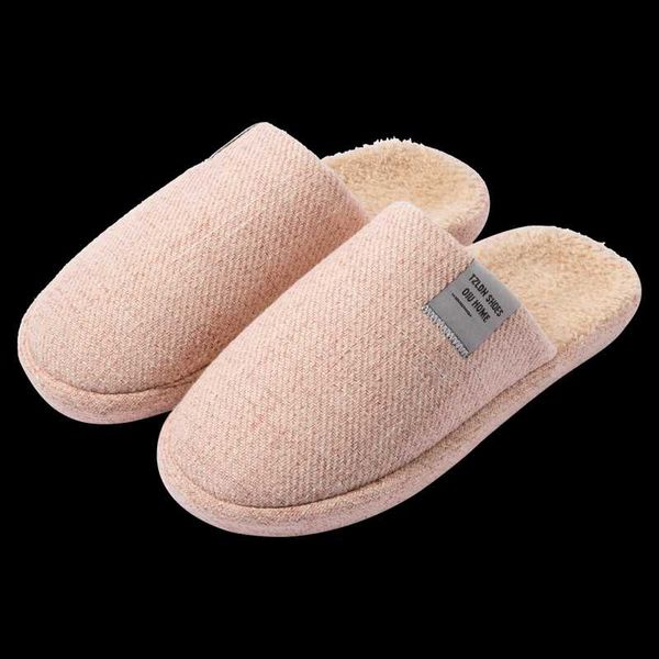 women's winter indoor warm flat shoes linen cotton slippers home bedroom simple soft bottom, Black
women's winter indoor warm flat shoes linen cotton slippers home bedroom simple soft bottom, Black