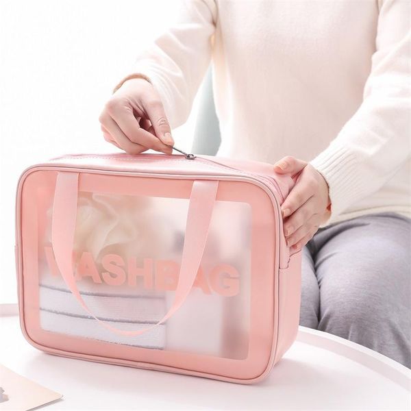 storage bags transparent pvc women cosmetic bag waterproof travel toiletries organize pu make up female wash handbag
storage bags transparent pvc women cosmetic bag waterproof travel toiletries organize pu make up female wash handbag