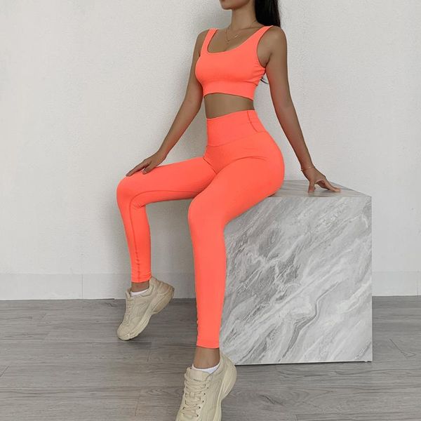 yoga outfit 2 pcs threaded sportswear women seamless set bra high waist leggings push up running workout clothes
yoga outfit 2 pcs threaded sportswear women seamless set bra high waist leggings push up running workout clothes