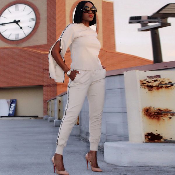 tracksuits two pieces up long sleeve jogger pants side zipper share pantsuit sweat 2 piece assembly in sweatshirt fashion, Gray
tracksuits two pieces up long sleeve jogger pants side zipper share pantsuit sweat 2 piece assembly in sweatshirt fashion, Gray
