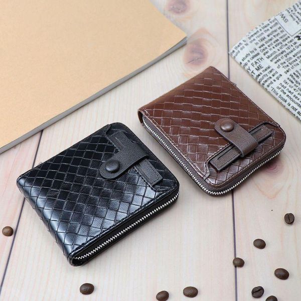 wallets style men's wallet woven pattern leather men short purse card holder coin bag porte monnaie, Red;black
wallets style men's wallet woven pattern leather men short purse card holder coin bag porte monnaie, Red;black