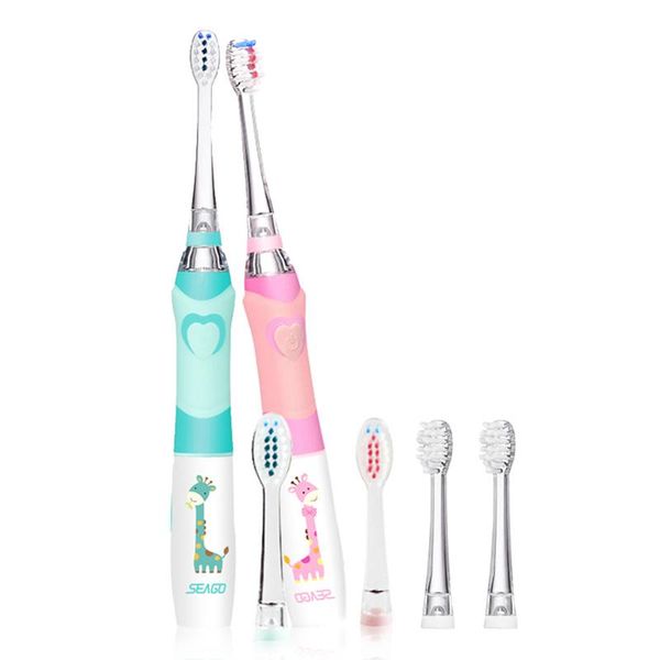 smart electric toothbrush seago kids sonic powered waterproof led light for 3-12 ages children timer 3 soft bristle brush heads
smart electric toothbrush seago kids sonic powered waterproof led light for 3-12 ages children timer 3 soft bristle brush heads
