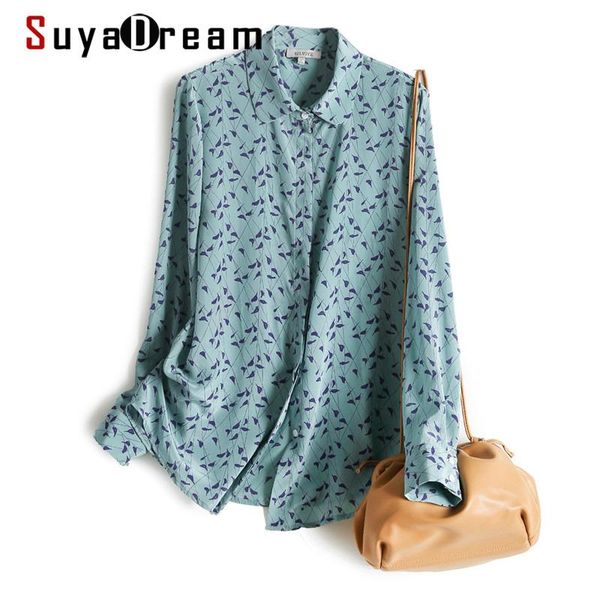 suyadream silk blouse women 100% crepe printed shirt 2021 autumn fall office chic shirts women's blouses &, White
suyadream silk blouse women 100% crepe printed shirt 2021 autumn fall office chic shirts women's blouses &, White
