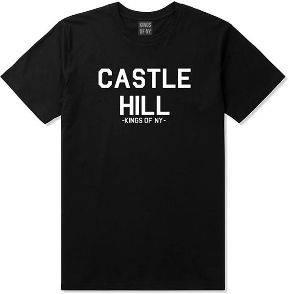 men's t-shirts castle hill the bronx t-shirt, White;black