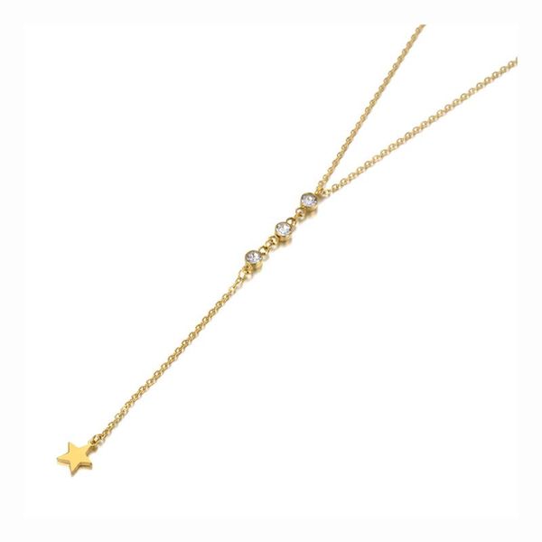 chains titanium stainless steel cz crystal star charm choker necklaces office style pendant chain necklace for women n20126, Silver
chains titanium stainless steel cz crystal star charm choker necklaces office style pendant chain necklace for women n20126, Silver