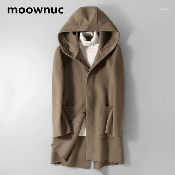 men's wool & blends mens double-faced woolen hooded coats winter khaki thicken coat business casual 2021 men plus size m-3xl1, Black
men's wool & blends mens double-faced woolen hooded coats winter khaki thicken coat business casual 2021 men plus size m-3xl1, Black