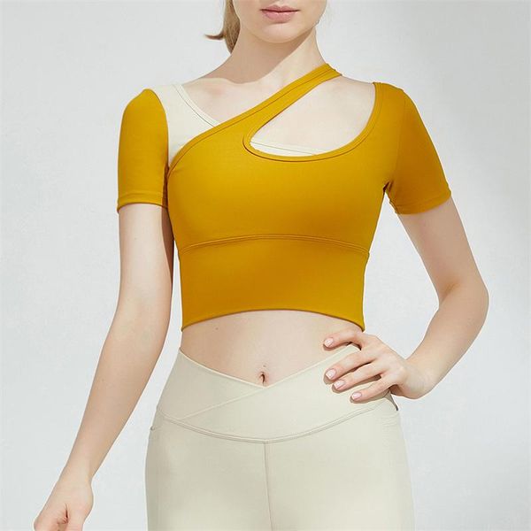 yoga outfit sports short sleeve fitness suit with brassiere buffing and naked feeling women's back tight elastic running t-shirt
yoga outfit sports short sleeve fitness suit with brassiere buffing and naked feeling women's back tight elastic running t-shirt