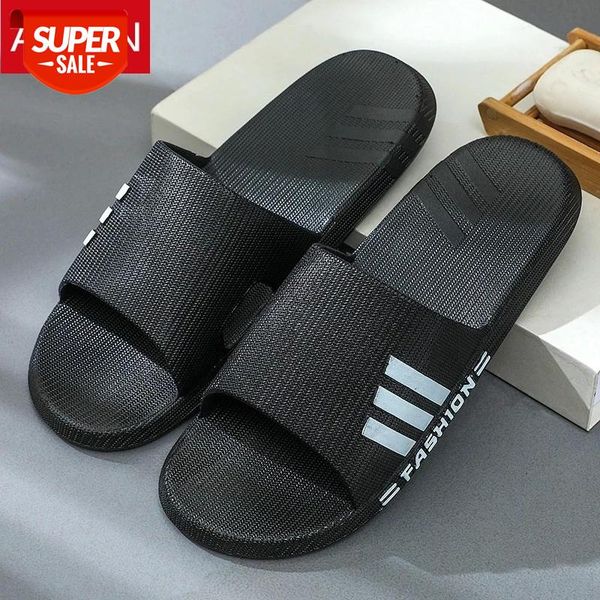 asifn men slippers couple bathroom slides pvc striped three bars women summer non-slip home indoor flip flops zapatos de hombre #oy7a, Black
asifn men slippers couple bathroom slides pvc striped three bars women summer non-slip home indoor flip flops zapatos de hombre #oy7a, Black