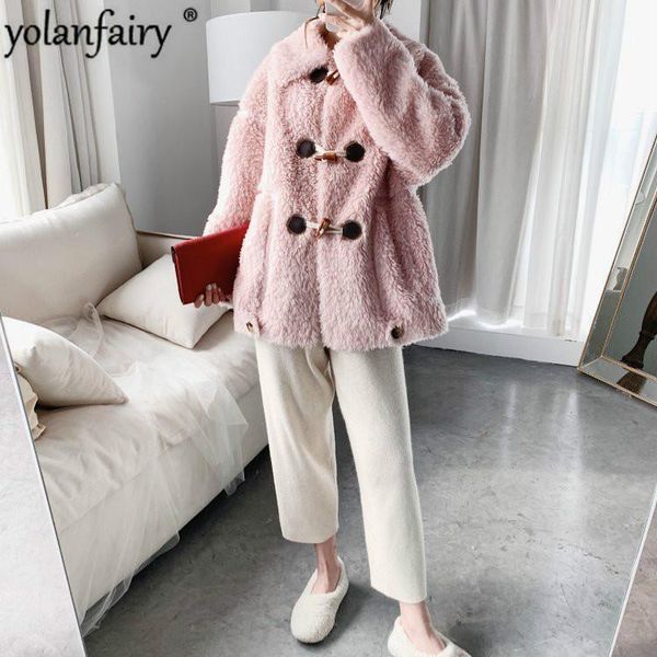 real fur coat women 100% wool jacket for clothes 2021 korean winter abrigos mujer invierno yy921 women's & faux, Black
real fur coat women 100% wool jacket for clothes 2021 korean winter abrigos mujer invierno yy921 women's & faux, Black