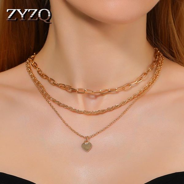 chains zyzq double layer heart pendent necklaces for women beauty romantic bridal wedding engagement accessories female trendy jewelry, Silver
chains zyzq double layer heart pendent necklaces for women beauty romantic bridal wedding engagement accessories female trendy jewelry, Silver