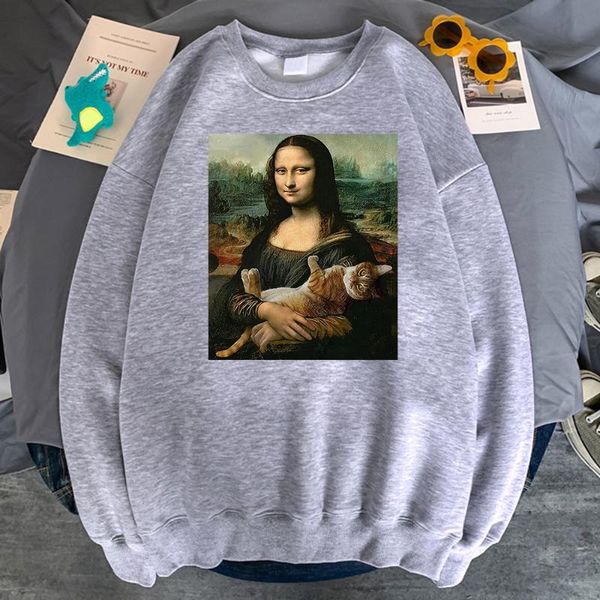 men's hoodies & sweatshirts fashion mona lisa smile print hoodie casual o neck man sweatshirt fleece warm hoody male punk style vintage, Black
men's hoodies & sweatshirts fashion mona lisa smile print hoodie casual o neck man sweatshirt fleece warm hoody male punk style vintage, Black