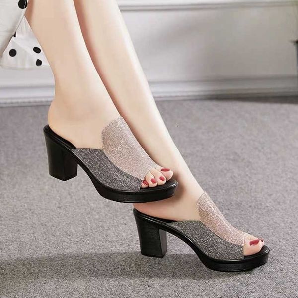 sandals summer women bling platform chunky heel patchwork sequined light weight peep toe casual fashion shoes elegant ladies 2t4h, Black
sandals summer women bling platform chunky heel patchwork sequined light weight peep toe casual fashion shoes elegant ladies 2t4h, Black